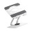 Portable Foldable Tablets Stand With Adjustable Height-White 1