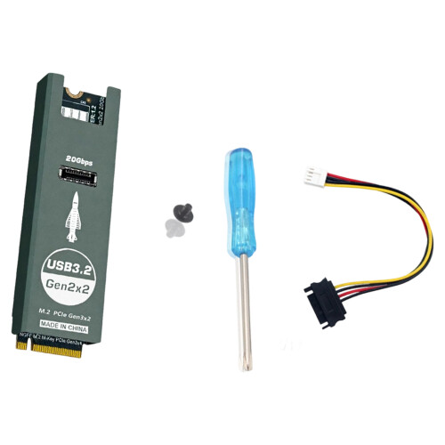 Premium M.2 To Type E Converter Card With USB3.2 Gen2X2 And