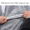 Blocking Transparent Tarp with Sunlight and Rain-4x5 meters 7