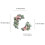 Artificial Rose & Peony Wedding Arch Swag Set 3