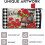 Capac pentru cutie poștală cu flori de geranium, 21x19in 3