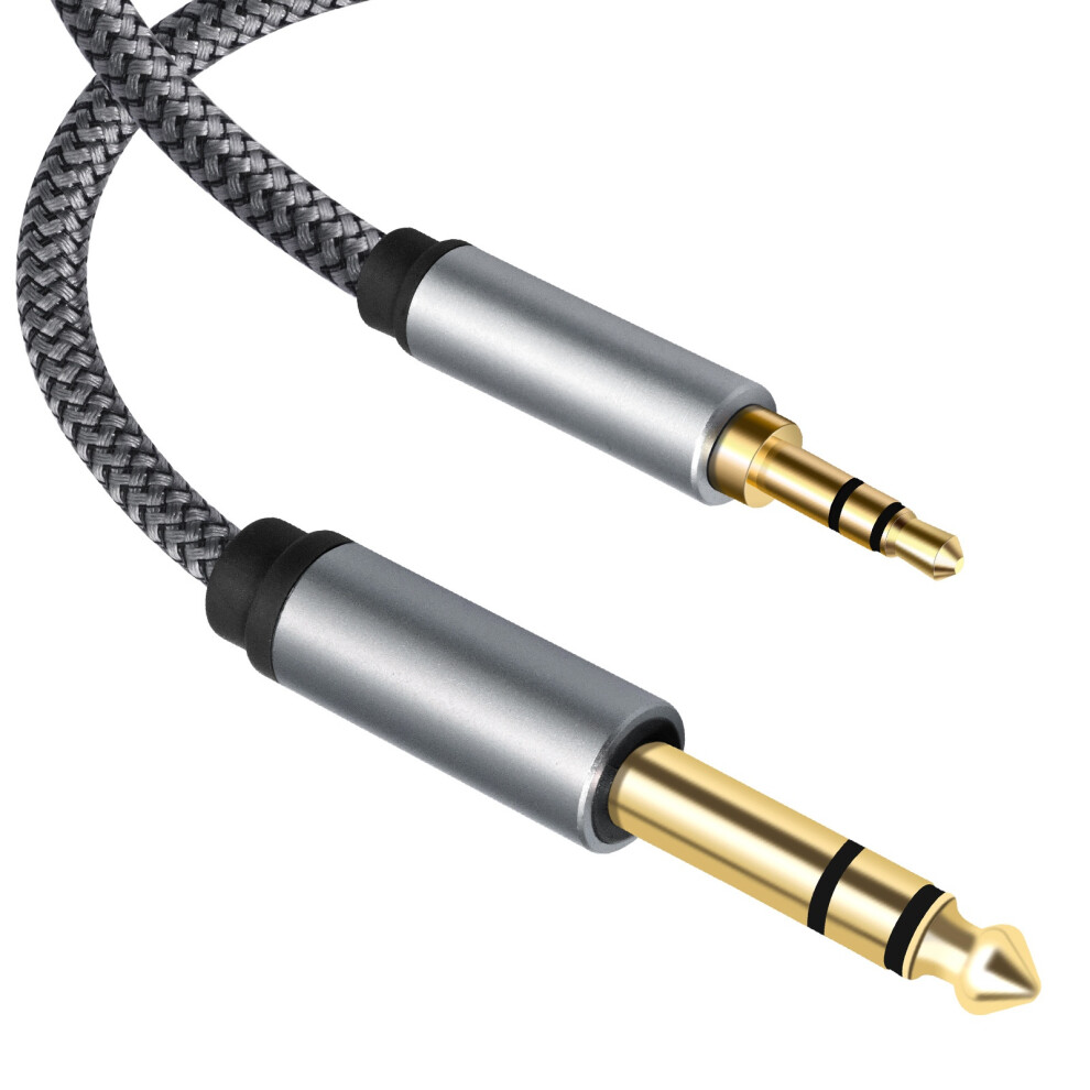 Aluminum 6.35Mm Male To 3.5Mm Male Connectors Cord For-2M 7704001109825
