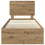 vidaXL Bed Frame Artisian Oak 75 x 190 cm Solid Pine Wood 7