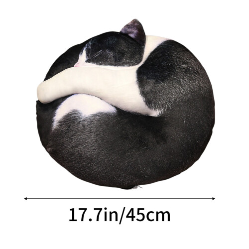 Pernă de pluș pentru pisică, 45 cm 2