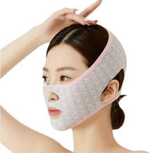 Bandage liftant en V pour le visage – Appareil de massage facial et masque amincissant pour le menton, la mâchoire et les joues