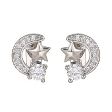 AntiCorrosion Metal Moon Star Earphone Clips For Wireless