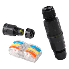 Waterproof Wire Connector-transparent Three in three out