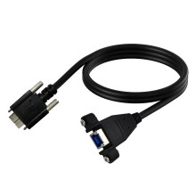 Industrial Graded USB3.0 B Female 5Pin B Male Cable Featuring