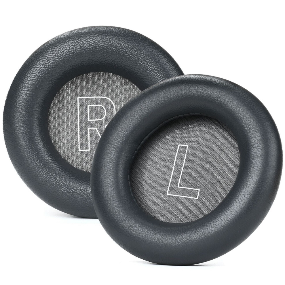 1 Pair Lambskin Earpads Head-Mounted Headphone Ear Pad- Black 7704001110753