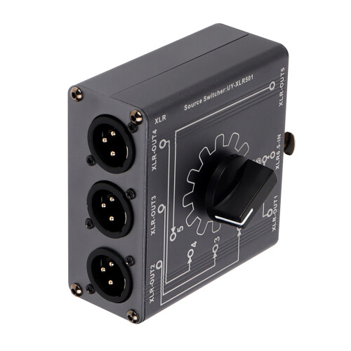 Reliable XLR 6.5MM Sound Switching Box For Multiple Devices