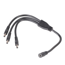High Current DC5521 Splitter Cable 1 Female 3 Male For LED Light