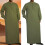 Lightweight And Durable Islamic Thobe Designed-Ar1my green L 3