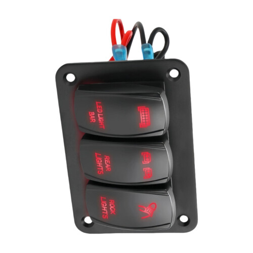 Waterproof 12 24V Toggle Switches Control-Threeposition panel