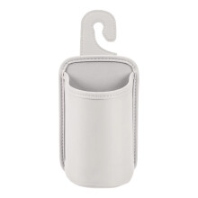 Accessoire de voiture en cuir PU pratique, combinant-Blanc