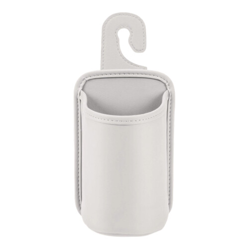 Accessoire de voiture en cuir PU pratique, combinant-Blanc