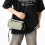 Sac à bandoulière compact à cordon de serrage adapté aux-Noir 2