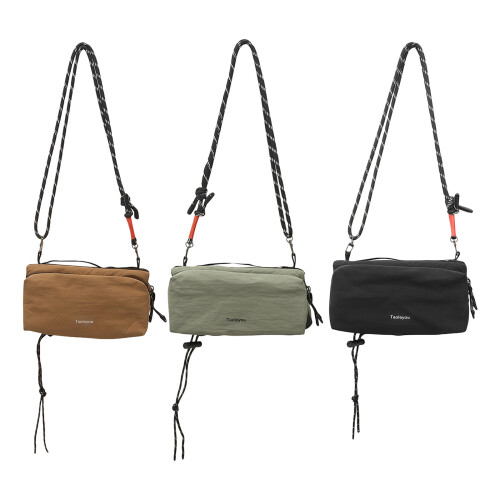 Nylon Crossbody Pack multifunctionele schoudertas voor-Groente 2