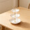 Glass Snacks Serving Dish-Transparent gold butterfly iron frame 5