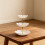 Glass Snacks Serving Dish-Transparent gold butterfly iron frame 7