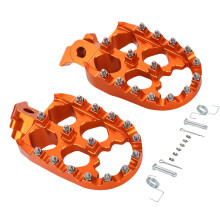 Les repose-pieds en alliage d'aluminium résistant à la-Orange