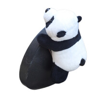 Fanciful Sponge Filled Panda Designs Handlebars Accent In-D
