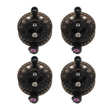 4X Plastic Ice Fishing Reels Fly Fishing Tackle Round Wheel Fishing Accessories