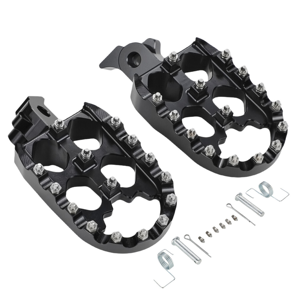 Aluminum Foot Rests For Motorcycle Bikes Providing- Black 7751001348662