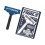 Ergonomic Window Scraper With Rubber Edge For-blue and white 1