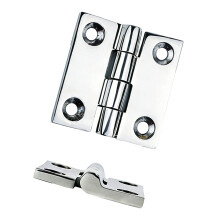 Pack Of 2 Heavy Duty Stainless Steel Marine Square Hinges-40 40