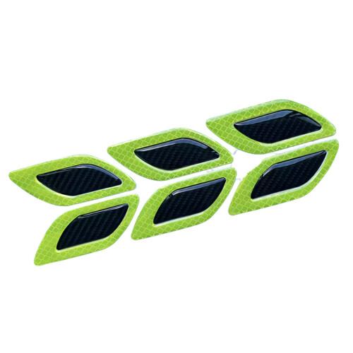 Car Edge Guards Carbon Fiber Protective-fluorescent yellow