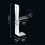 Universal Graphics Card Holder Brackets With Quick-Black 3