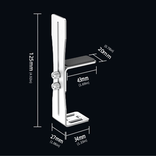 Universal Graphics Card Holder Brackets With Quick-Black 2