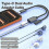 Compactly USB C To 3.5mm Headphone And Chargers Adapter-Grey 7