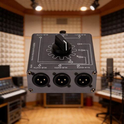 Reliable XLR 6.5MM Sound Switching Box For Multiple Devices 1