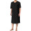 Traditional Islamic Sleep Robe Short Style Soft-navy blue M 5