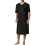 Traditional Islamic Sleep Robe Short Style Soft-navy blue M 6