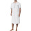 Traditional Islamic Sleep Robe Short Style Soft-navy blue M 7