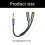 6.5mm 1 Input 2 Out Y Cable Amplifiers Microphones Connection 3