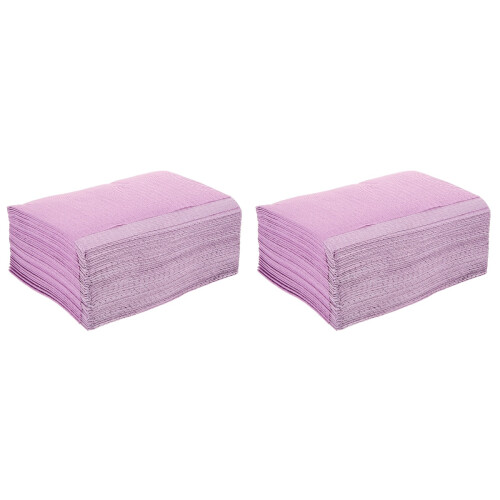 Bavoirs Dentaires Jetables Violet Protection Pour
