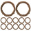 12Pcs Rustic Coffee Vine Twig Rattan Wreath Forms for Crafting 1