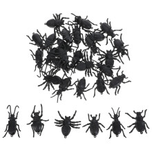 30Pcs PVC Realistic Insect Toys Black for Science Education Home Use