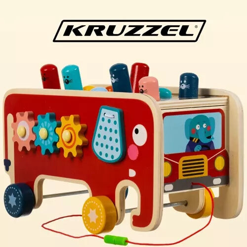 Träelefant - hammare Kruzzel 20349 1