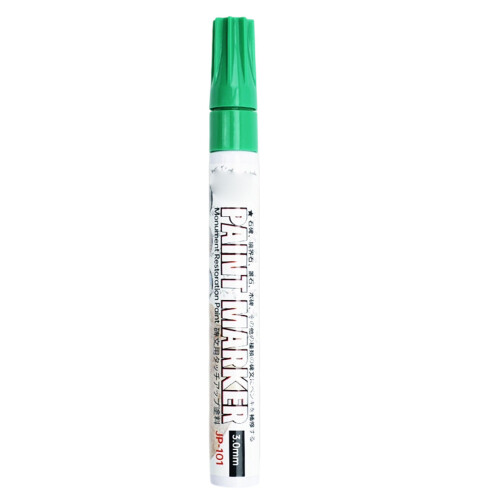 Fade Resistant Monument Paint Pen 3mm Tip-Round head green