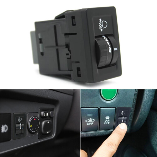 Headlight Switches Panel Trim Dashboard Light Height Adjuster 1