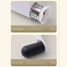 3-in-1 Hand-Cranked Cheese Grater Rotary Multi-Functional Cheese Shredder Hand Crank Detachable Chocolate Grater Butter