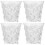 4Pièces Verres Maison Design Chic Mur Résistant Pour Smoothies Jus 5