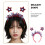 3Pcs Multi Glitter Felt Patriotic Headbands for Independence Day Decor 5