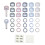 100 Units Thin Profile Silicone Key Holders Strong Auto Key 2