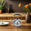 Stainless Steel Kettle Pot with Built-in Filter Silver Tea Maker 3