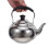 Stainless Steel Kettle Pot with Built-in Filter Silver Tea Maker 7
